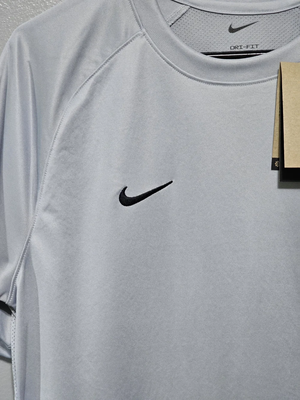NWT Nike Dri-FIT Park VIII Shirt Mens Medium Grey Short Sleeve Training Jersey T